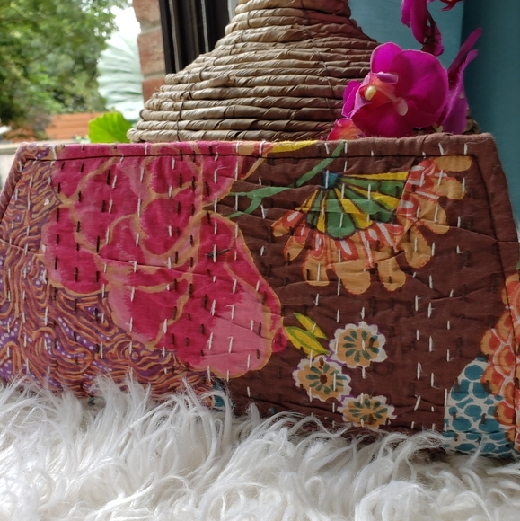 Handbags - Boho Embroidered Fabric Clutche